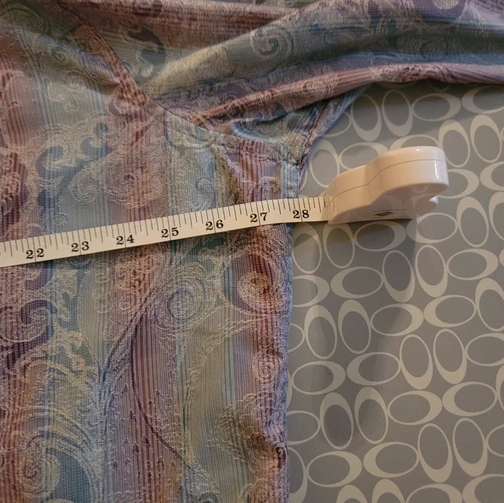 Robert Graham 3xl Blue and burgundy long sleeve shirt. - Picture 6 of 8